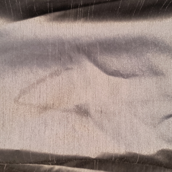 VINTAGE WTOO Long Silver Formal Gown Dress Size 10 - Picture 12 of 17